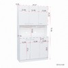Lyngins Rustic 6-Door Storage Cabinet with 1 Drawer&1 Open Shelf, 70.87" Tall Wardrobe & Kitchen Cabinet, Kitchen Pantry Cabinet/Tall Cabinet - 3 of 4