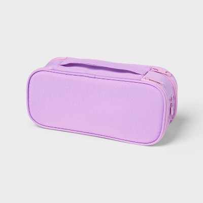 Triple Zip Multicompartment Pencil Case Pouch - up&up™
