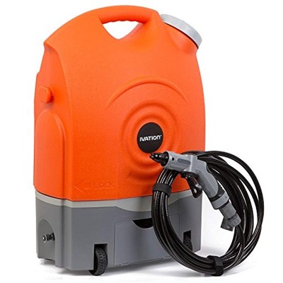 Photo 1 of ***PARTS ONLY****Ivation Multipurpose Portable Spray Washer w/Water Tank - Runs on Built-In Rechargeable Battery, Home Plug and 12v Car Plug - Integrated Roller Wheels