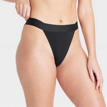 Women's Laser Cut Cheeky Underwear - Auden™ Black M : Target