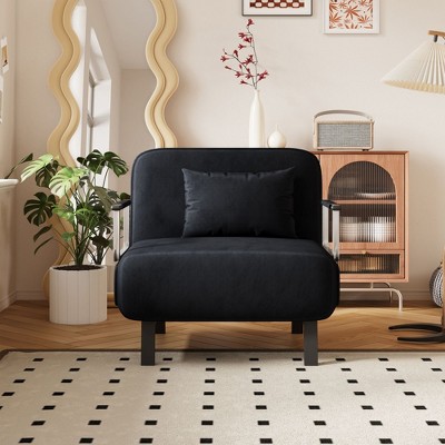 NicBex  Convertible Sleeper Chair,Folding Sofa Bed with Adjustable Backrest,Comfortable Couches with Sturdy Iron Frame for Living Room