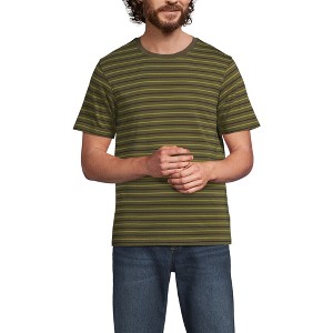 Lands' End Men's Short Sleeve Cotton Supima Tee - 1 of 3
