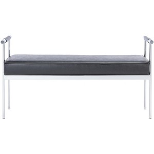 Pim Long Rectngle Bench With Arms - BCH6206 - Safavieh - 1 of 4