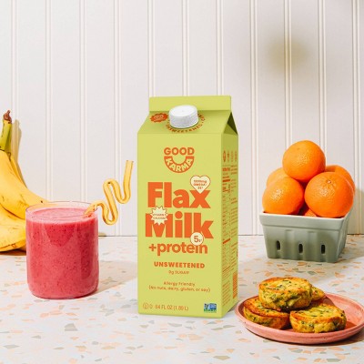 Good Karma Dairy-Free Unsweetened Flaxseed Milk - 64 fl oz