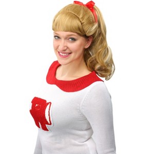 HalloweenCostumes.com One Size Fits Most Women Grease Women's Good Sandy Wig, Yellow - 1 of 2
