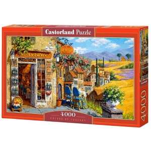 4000 Piece Jigsaw Puzzle, Colors of Tuscany, Landscape, Italy, Adult Puzzles, Castorland C-400171-2 - 1 of 4