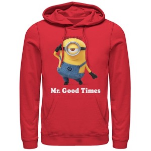 Men's Despicable Me Minion Mr. Good Times Pull Over Hoodie - 1 of 3