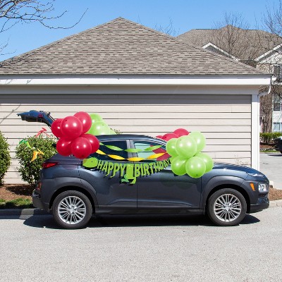 Dinosaur Birthday Parade Car Party Decoration Kit