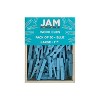 JAM Paper Wood Clip Clothespins Medium 1 1/8 Inch Blue Clothes Pins 230726776A - 2 of 4