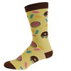 Crazy Dog T-Shirts Women's Coffee and Donuts Socks Funny Breakfast Brunch Morning Vintage Novelty Footwear - 3 of 4