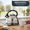 Luminuxe Whistling Tea Kettle, 3qt Stainless Steel Stove Top Kettle with Cool-Touch Handle, Durable, Fast Boil Tea Pot for Gas or Electric Stove - 4 of 4