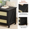 WOWLIVE Wood Lift Top Coffee Table with 2 Drawers for Living Room, Central Table with Hidden Compartments - 4 of 4