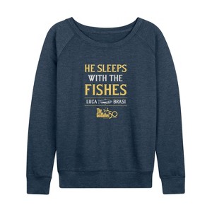 Women's - The Godfather - 50th Anniversary Edition Lightweight French Terry Wide Neck Long Sleeve Shirt - 1 of 4
