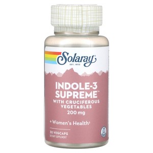 Solaray Indole-3 Supreme, 200 mg, 30 VegCaps - 1 of 4