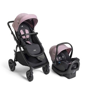 Joie Ginger DLX and Rue Travel System - Blush: Infant Car Seat