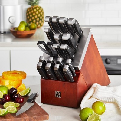HENCKELS HENCKELS Statement 20-Piece Knife Block Set - Dark Brown