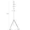 happimess Aiden 70.4" 5-Hook Metal Coat Rack - 3 of 4