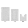 Lux Premium 100% Cotton  Ultra-Soft Tufted Solid Reversible 3 Piece Bath Rug Set, Water-Absorbent, Durable, Machine Washable Bathroom Rug - 2 of 4