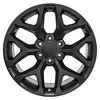 OE Wheels CV98B 20 Inch Rim Fits Silverado 1500 Snowflake Style 6x139.7 20x9 Satin Black - Hollander 5668 (1) - 2 of 4
