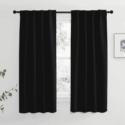 NICETOWN Backtab & Rod Pocket Blackout Thermal Curtain Panels, Set of 2