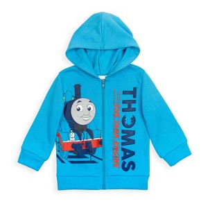 Thomas & Friends Tank Engine Fleece Zip-Up Hoodie Thomas  - 1 of 4
