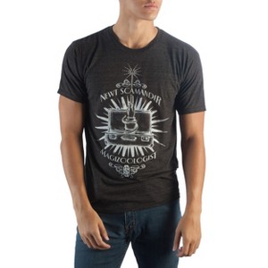 Fantastic Beasts Newt Charcoal T-Shirt - 1 of 2