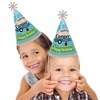 Big Dot of Happiness Happy Camper - Cone Camping Happy Birthday Party Hats for Kids and Adults - Set of 8 (Standard Size) - 2 of 4