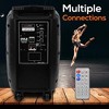 Pyle 10" Bluetooth PA Speaker with Wireless Microphone, UHF, Rechargeable Battery, MP3/USB/SD Playback – PSBT105A - 2 of 4