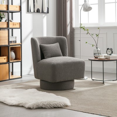 23.6" Modern Comfortable 360 Degree Swivel Accent Chair - ModernLuxe