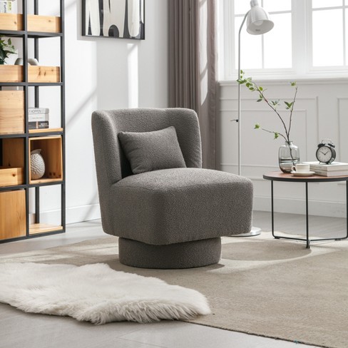 Modern grey accent discount chair