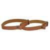 CTM Men's Coated Leather Solid Color Adjustable Armband Sleeve Garter - 2 of 4