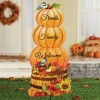 Collections Etc Welcome Friends and Family Harvest Outdoor Garden Stake - 2 of 2