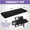 Liquid Stands Piano Keyboard Cover - Piano Keyboard Dust Cover for 54-88 Keys - Digital Piano Cover Cloth with High Elasticity Spandex and Cord Lock - 2 of 4