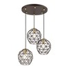 Livex Lighting Geometrix 3 - Light Pendant in  Bronze - 3 of 4