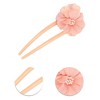 Unique Bargains Women's Begonia Flower U-Shaped Hair Pins 5.12"x1.97" 1 Pc - 3 of 3