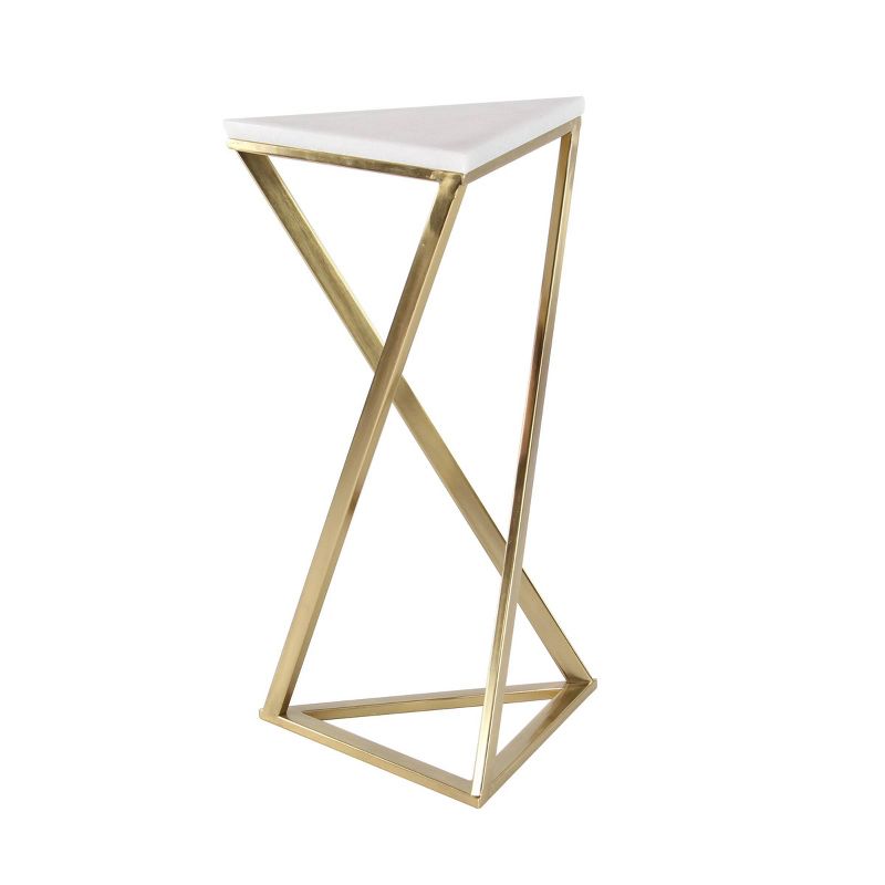 Set of 2 Hourglass Accent Tables Gold - Olivia &#38; May, 5 of 6
