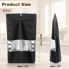 Unique Bargains Matte Metallic Aluminum Foil Zip Closure Food Storage Containers 60 Pcs - 2 of 4