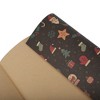 Unique Bargains Gift Wrap Paper Christmas Logo Yellow Kraft 27.56"x19.69" 5 Pcs - 4 of 4