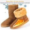 NPolar Women Ladies Snow Boots Waterproof Faux Suede Mid-Calf Boots Fur Warm Lining Shoes - 4 of 4