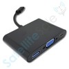 SatelliteSale USB Type C to HDMI/USB-C/USB 3.0/DVI/VGA Converter - 3 of 4