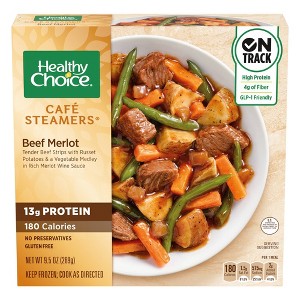 Healthy Choice Café Steamers Gluten Free Frozen Roasted Beef Merlot - 10oz - 1 of 4