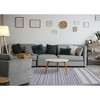 Rug Branch Contemporary Stripes Grey Indoor Area Rug - 2 of 4