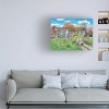 Canvas Wall Art - Bob Fair 'Autumn Neighbors' Wall Art for Living Room, Bedroom, or Office Décor by Trademark Fine Art - 19 x 14 Inches - 3 of 4