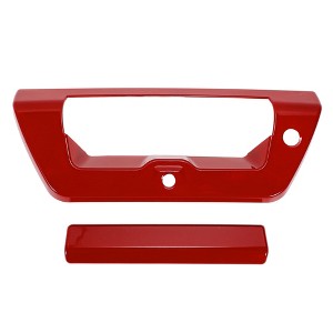 Unique Bargains Exterior Door Handle Cover for Ford F150 2015-2020 Red ABS 1 Set - 1 of 4