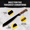 Condor Tool & Knife Australian Army Heavy Duty Machete - 1075 High Carbon Steel - Walnut Handle - Cutlass Machete - 12.9in Blade - 23.3oz - 4 of 4