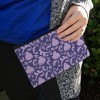Peeps Purple Peeps In Garden Pattern Makeup Cosmetic Bag Organizer Pouch - 3 of 4