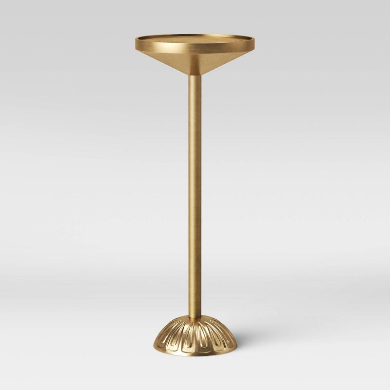 Catalana Round Figural Metal Drink Table Brass - Threshold&#8482;, 1 of 8