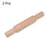 Unique Bargains Crafts Baking Solid Non-Stick Wood Rolling Emboss Clay Roller 8.27" x 1.38" 2 Pcs - 3 of 4