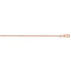 Black Bow Jewelry 1mm 14k Rose Gold Solid Polished Spiga Chain Necklace - 2 of 4