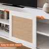 Modern TV Stand & TV Entertainment Cabinet with Marbleized Top - 4 of 4